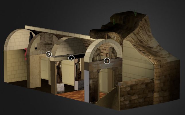 Αμφίπολη τάφος 3D απεικόνιση