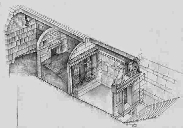 Σχέδιο τάφου Αμφίπολης
