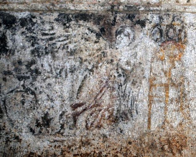 Παραστάσεις υδρίες φτερωτές μορφές και τριποδικός λέβητας στα επιστύλια τάφου Αμφίπολης